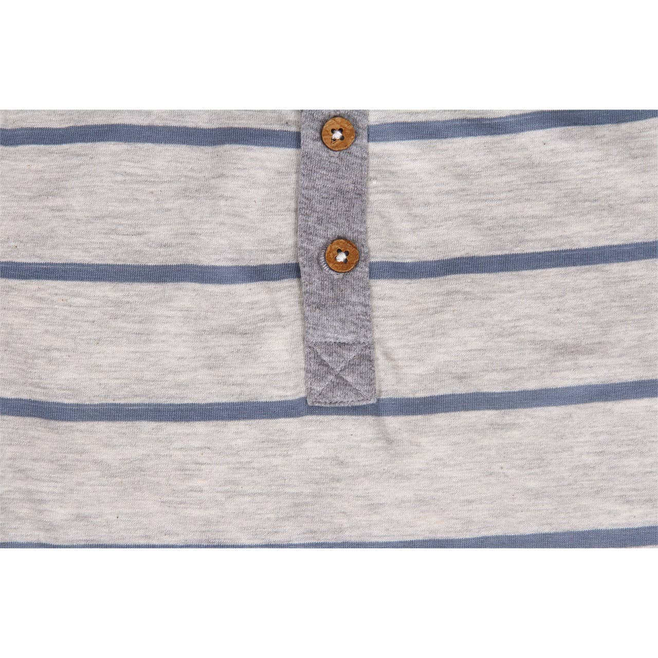 Leo Long Sleeve Striped Henley