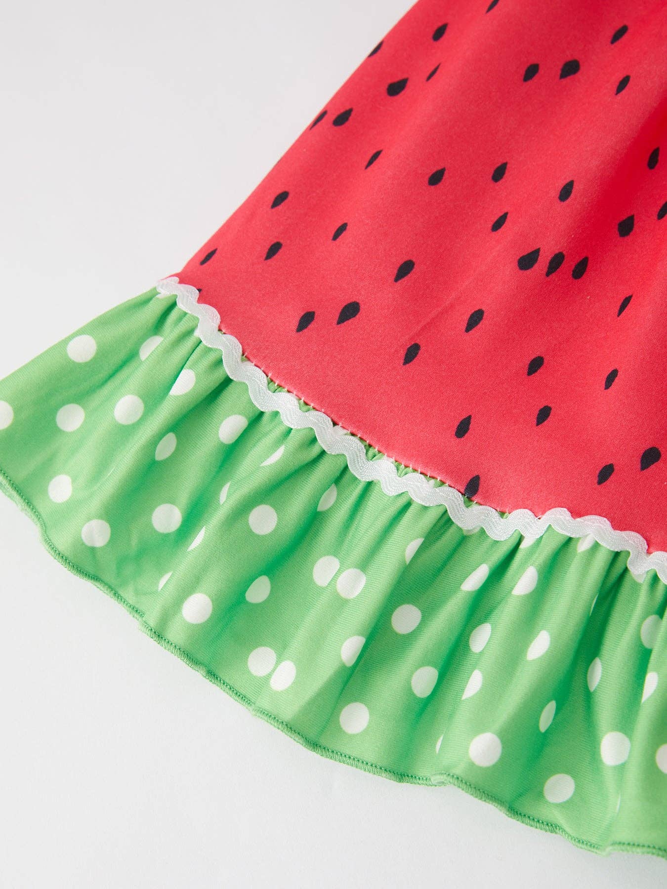 Girls Spring and Summer Watermelon Suspender Dress
