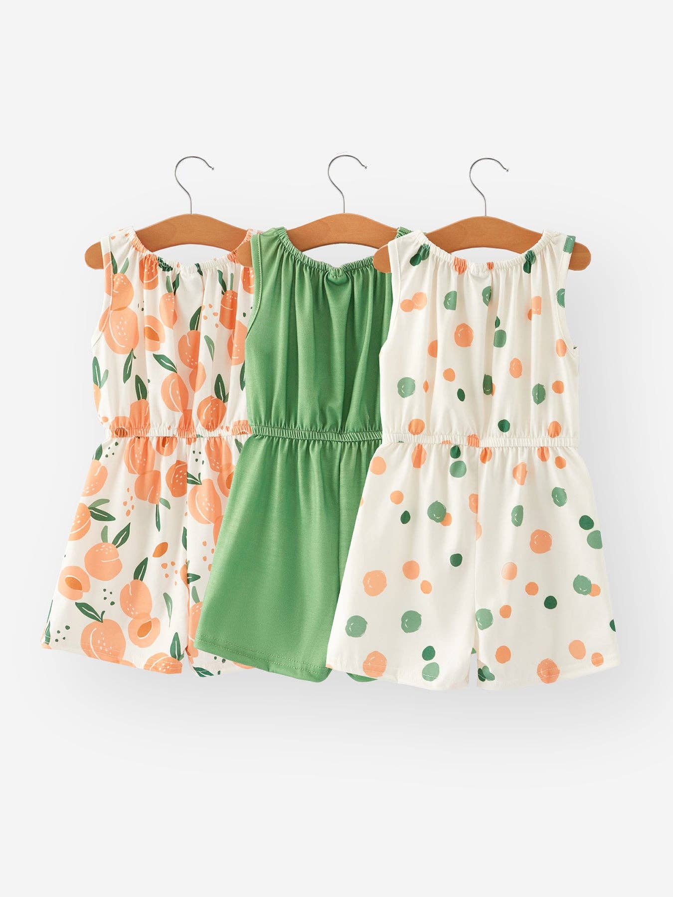 Polka Dot Girls Jumpsuit