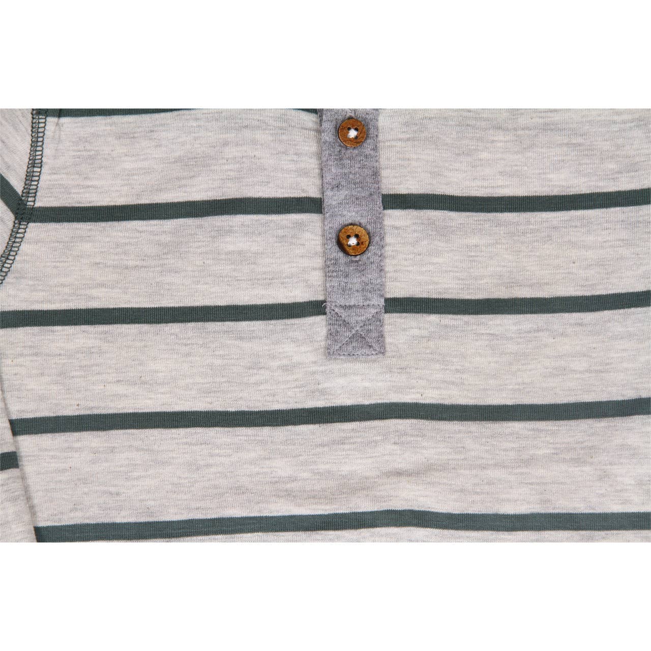 Leo Long Sleeve Striped Henley
