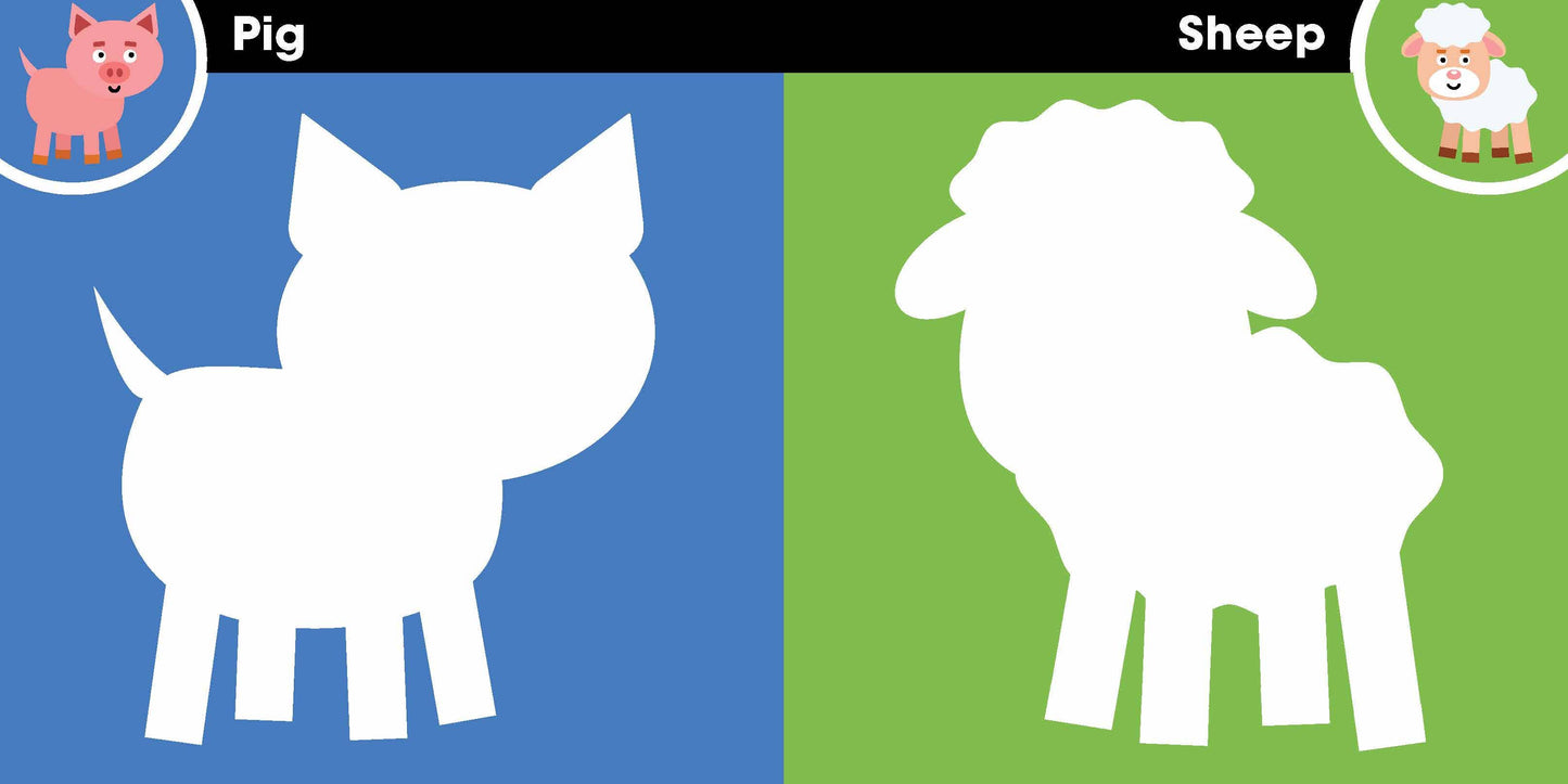 First Sticker Art: Farm Animals