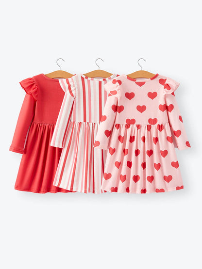 Girls Valentine's Day Print Dress – Lecher's Littles Girls Valentine's Day Print Dress – Lecher's Littles