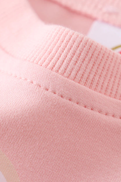 Pink heart girl sweatshirt