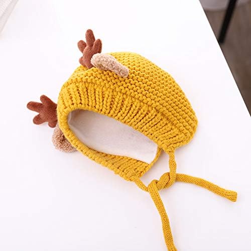 Elk Antlers Knitted Baby Hat