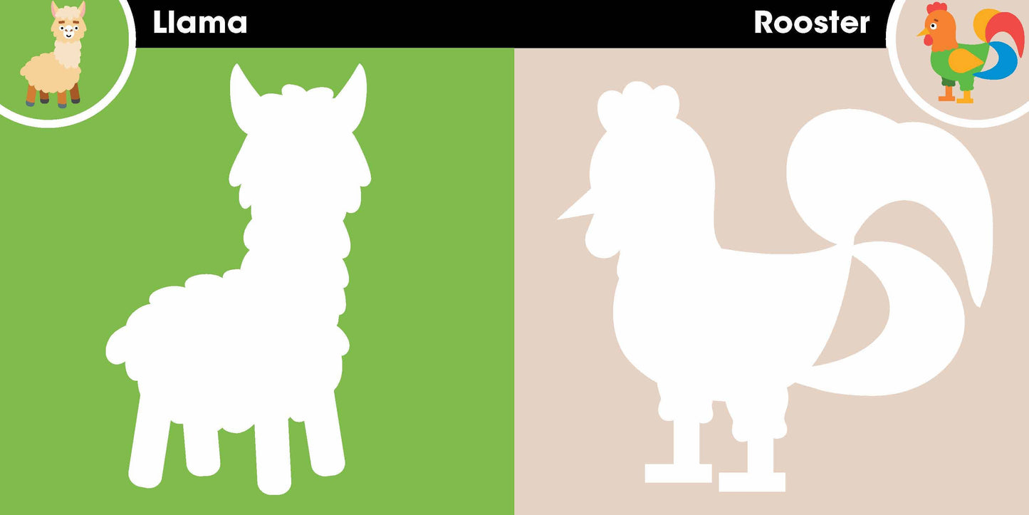 First Sticker Art: Farm Animals