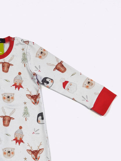 Penguin Christmas Boy Romper