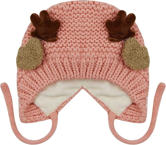 Elk Antlers Knitted Baby Hat