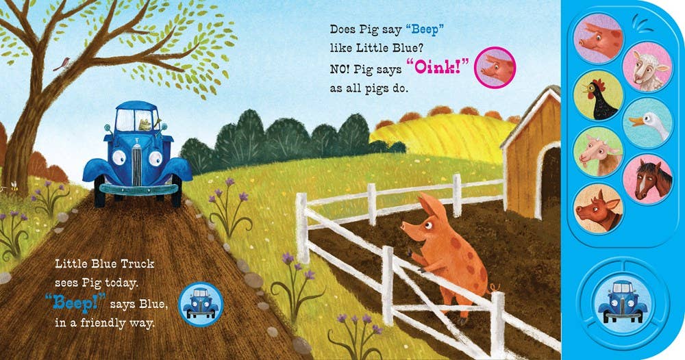 What Do You Say, Little Blue Truck? Sound Book