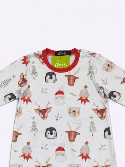 Penguin Christmas Boy Romper