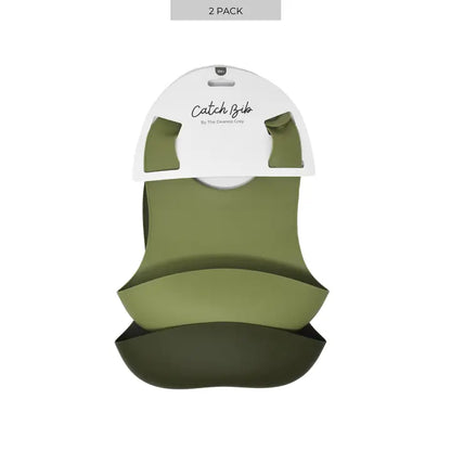 Silicone Catch Bib Set | Juniper & Moss