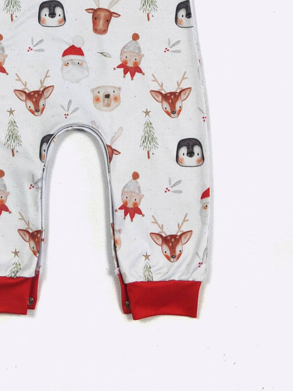 Penguin Christmas Boy Romper