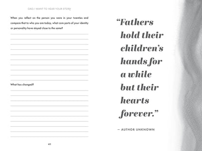 Dad, I Want to Hear Your Story (Expanded Edition)