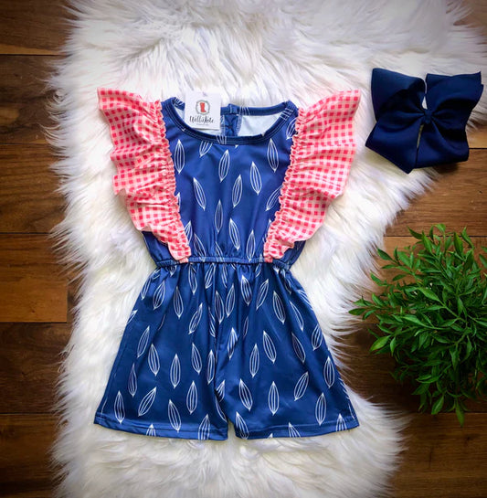 Americana Farmhouse Romper by Wellie Kate