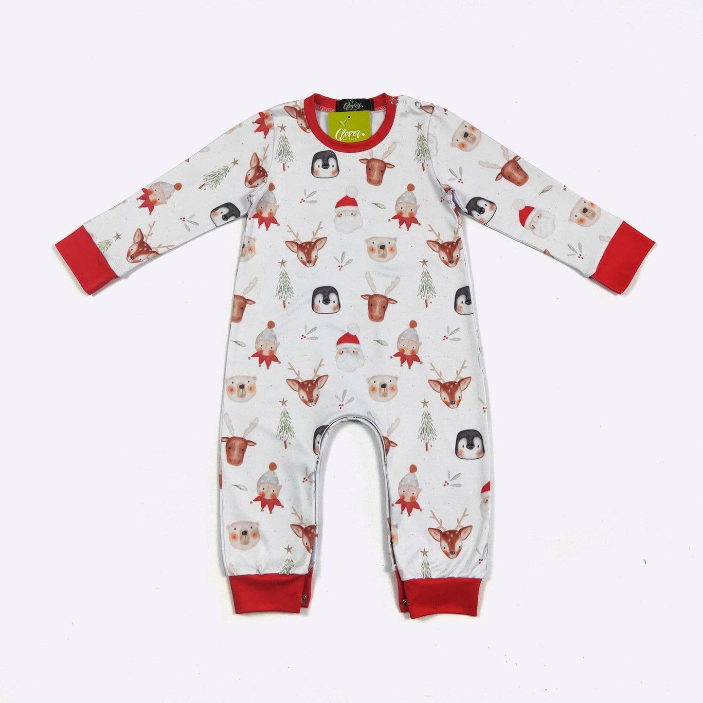 Penguin Christmas Boy Romper