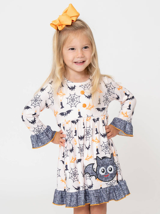 Fright Night Ruffle Dress