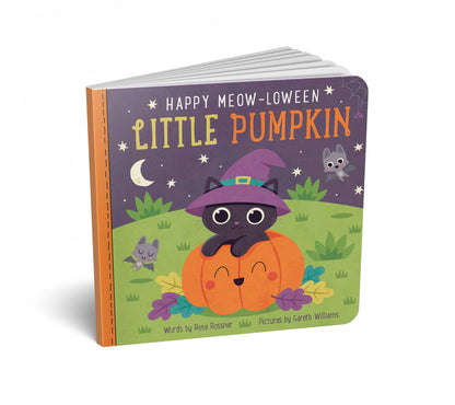 Happy Meow-loween Little Pumpkin (board book)