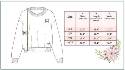 Kids Leopard & Rust V Color Block Fall Crew Neck Sweater