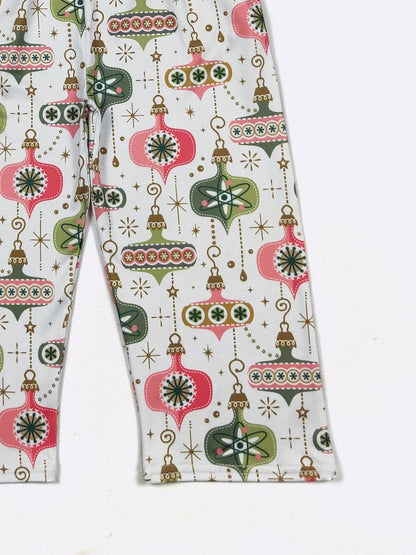 Vintage Ornament Girls Romper