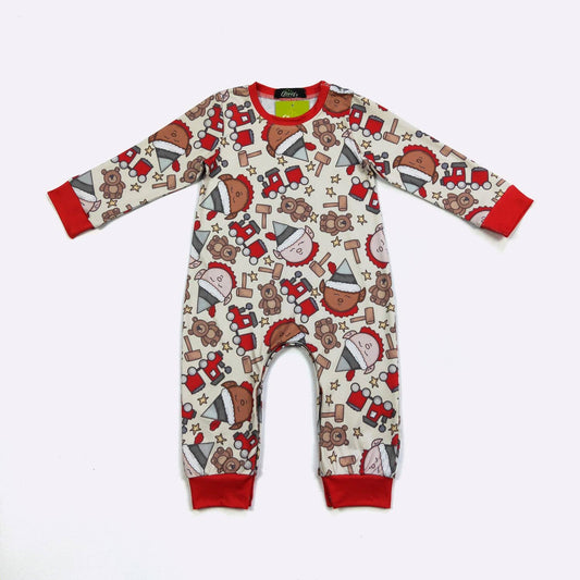 Santa's Helpers Boy Romper